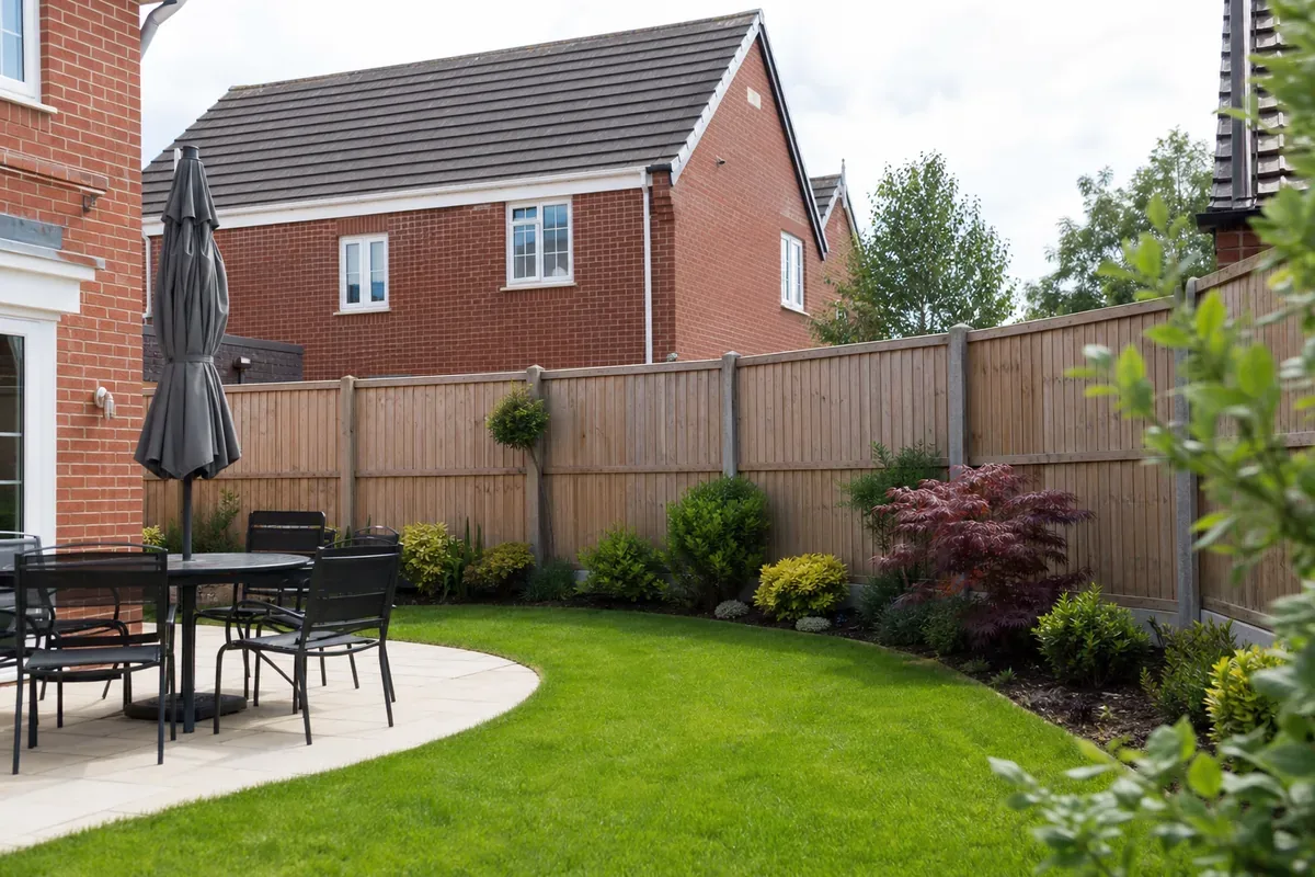 Garden fencing in Bessacarr, Doncaster